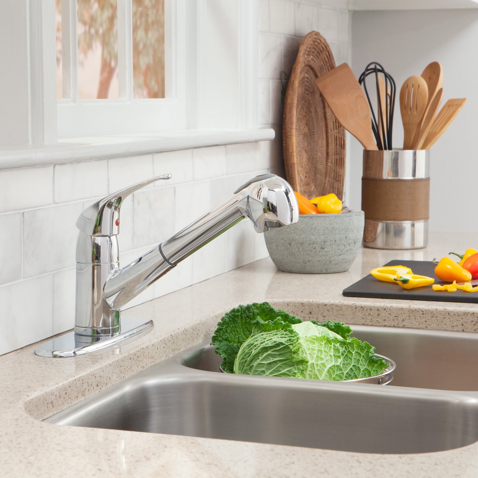 Proflo Pfxc5150 Pullout Spray Kitchen Faucet With Multi Flow
