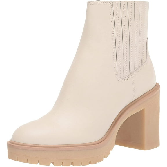 Dolce Vita Womens Caster H2o Ankle Boot 10 Ivory