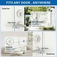 thumbnail image 3 of Matte Door Handles Interior Knurled Privacy Door Handles Heavy Duty Door Lever for Bedroom or Bathroom Reversible Keyless for Left Right Handed Doors AM, 3 of 7