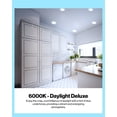 thumbnail image 3 of Sunco 12 Pack BR30 Light Bulbs LED, Recessed Can Light Bulbs, Indoor Flood Bulb, 850 LM, 11W (65W Equivalent), 6000K Daylight Deluxe, Dimmable, E26 Base, For Home, Kitchen, Bedroom UL., 3 of 7