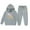 Grey, variant on Hwmodou Toddler Girls Holiday Outfit Sets Childrens Middle And Large Childrens Long Sleeved Letter Print Hooded Top Sweater Pants Set Christmas Gifts For Teen Girls,2-13Y