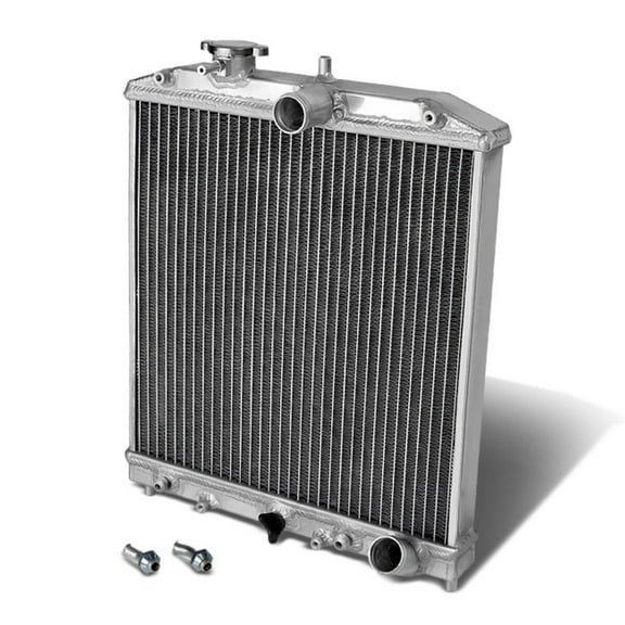 DNA Motoring For 92-00 Civic 93-97 Del Sol 94-01 Integra 2-Row Full Aluminum Racing Radiator
