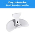 thumbnail image 6 of Pail Buddies Bumbo Seat Tray, Rectangular Eating Tray Attachment for Bumbo Floor Seat, White, 6 of 6