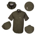 thumbnail image 4 of TAG Safari Clay Bird Shirt for Men - S-Sleeve (Moss, Medium), 4 of 4