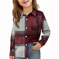 thumbnail image 2 of DxhmoneyHX Baby Boy Clothes Dressy Casual Collared Going Out Tops Fall Outfits&nbsp;Fashion Long Sleeve Button Down Plaid Shirts with Pocket Size 12 Months, 2 of 10
