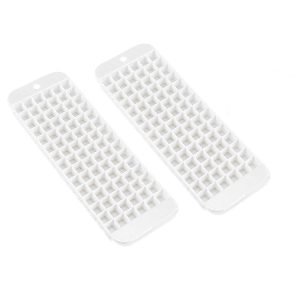 2 Mini tiny Ice Cube Trays Easy Twist BPA Free Tiny Ice Cold Drinks
