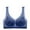 Blue, variant on Bigersell Women Sports Bars Sale Women Sports Bra High Support Molded Bra Style R1572 V-Neck Pullover Bras Hook and Eye Bra Closure Women's Plus Size Plus Size Sports Bras 3x-5x Green XXL