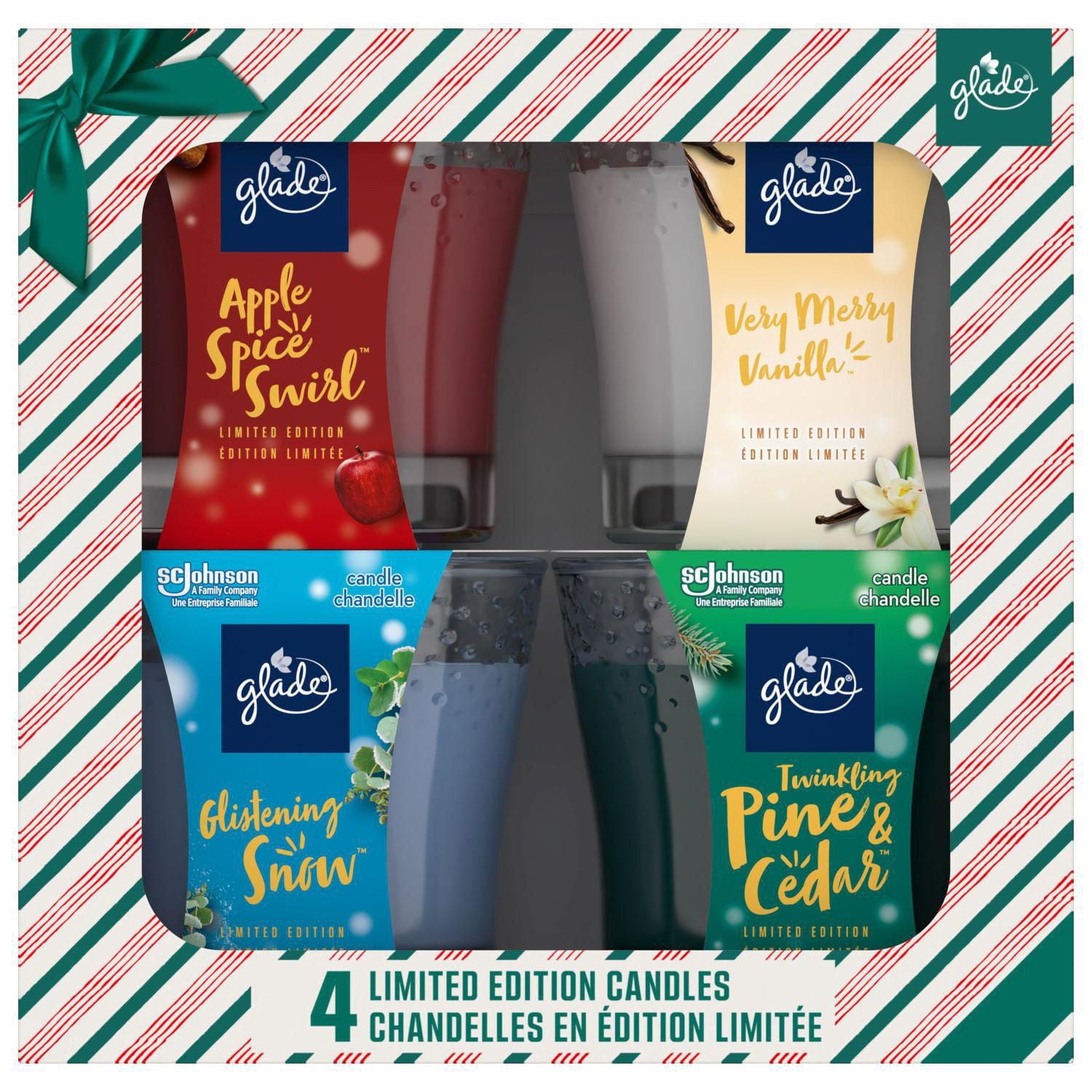 Glade® Scented Candle Air Freshener, Holiday 1-Wick Candles