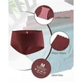 thumbnail image 6 of AWAYTR Women Seamless Underwear Mid Waist Underwear Seamless Panties No Show Invisible Briefs 6 Pack S-2XL, 6 of 9
