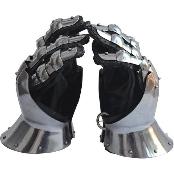 Medieval Knight Gauntlets Gothic Gauntlet Gloves Heavy 16 Gauge