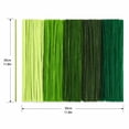 thumbnail image 3 of Chenille Stems, Green Assorted Pipe Cleaners, 500 Pack Fuzzy Craft Stems for DIY Art Crafts, Great for Halloween Christmas Fall Indoor Decoration, Handmade Toys for Kids Aged 5 to 7, 3 of 7