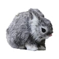 thumbnail image 3 of Simulated Rabbit Small Crouching Rabbit Furnishings Home Crafts Ornaments Animal Static Model （4pcs）, 3 of 9