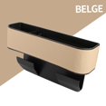 thumbnail image 2 of Organizador de relleno de huecos para asientos de coche, accesorios para coche, ajuste universal, asiento delantero duradero Beige, 2 of 8