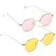 thumbnail image 1 of 2x Gafas de terre Unisexo Metal Lente de Espejo Reflejada Protección UV4, 1 of 9