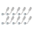 thumbnail image 5 of 10 piezas 3/8 pulgadas aire acondicionado 90 grados Beadlock aluminio empalmador de CA accesorios de manguera conector adaptador para coche camión vehículo de ingeniería, 5 of 5