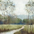 thumbnail image 2 of PI Studio 26x26 White Modern Wood Framed Museum Art Print Titled - Meadow Path, 2 of 4
