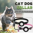 thumbnail image 2 of KANCOKIT Reflective AirTag Cat Collar with Bells, Cat Tracker Collar with Silicone Airtag Holder for Girl Boy Cats, Kittens and Puppies, Black, 2 of 9