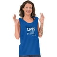 thumbnail image 3 of Christ Lives Me Religious Christian Tank Top Tee Shirt Women Brisco Brands X, 3 of 6
