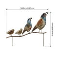 thumbnail image 4 of Metallic Quail Family Stake, 4 of 5