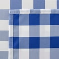 thumbnail image 2 of Infinity Collection Spill Proof Fabric Buffalo Check Plaid Tablecloth Stain Resistant Wrinkle Resistant for Dining Room Kitchen Restaurant Indoor Picnic (Blue and White,60" x 60"), 2 of 4