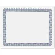 Geographics Conventional Certificate Paper, Blue, 50 Sheets