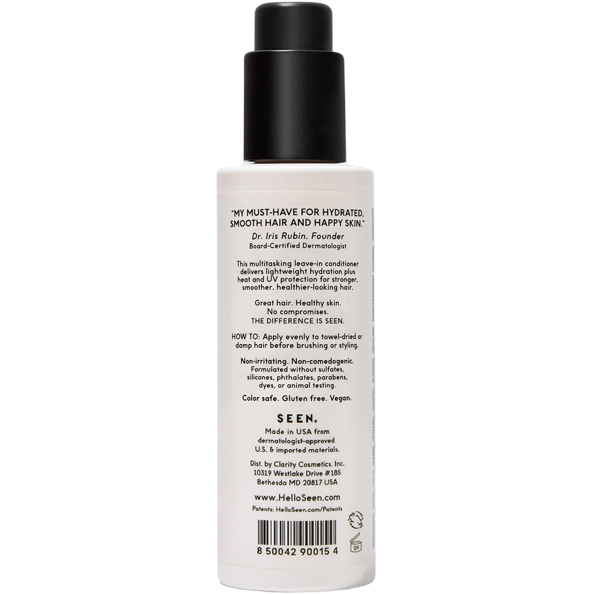 SEEN Leave-In Conditioner, Scented - Leave-In Hair Conditioner & Heat Protectant - Detangles & Hydrates- Formulated without Parabens, Sulfates or Phthalate (Scented) - 5 fl oz