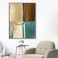 thumbnail image 4 of Wekity Color Block Graphic Combination Wall Art Canvas Print Poster,Simple Abstract Oil Painting Art Decor for Home Living Room Bedroom Office (Set of, 4 of 5