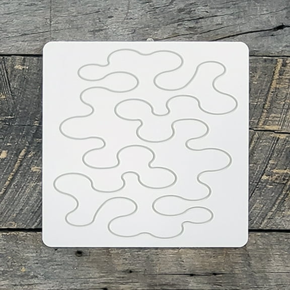 Groovy Patterns Longarm Quilting Block - All in Stipple Design