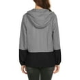 thumbnail image 5 of Avoogue Raincoat Women Lightweight Waterproof Rain Jackets Packable Outdoor Hooded Windbreaker, 5 of 9