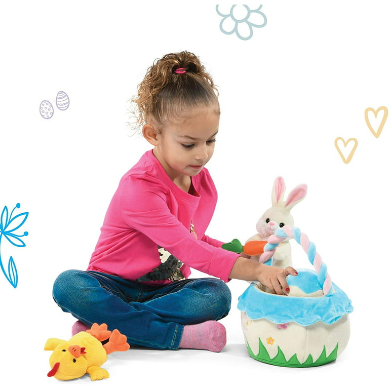 The Holiday Aisle® Ivenf My First Easter Basket Playset, 5Ct Stuffed Plush  Bunny Chick Carrot Egg For Baby Girls Boys, Easter Theme Party Favors  Stuffers Gifts, Easter Decorations Party Supplies