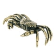 thumbnail image 2 of Estatuilla De Cangrejo De Latón, Escultura Artística De Mesa Para Jardín De Hadas, Adorno Animal A, 2 of 7
