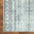 thumbnail image 5 of Bloom Rugs Caria Washable Non-Slip 10 ft Runner - Teal/Ivory Geometric Runner for Entryway, Hallway, Bathroom, and Kitchen - Exact Size: 2'5' x 10', 5 of 10
