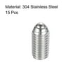 thumbnail image 3 of Ball Point Set Screws, M10 x 20mm 304 Stainless Steel Metric Spring Hex Socket Screw 15pack, 3 of 7