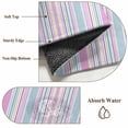 thumbnail image 6 of Area Rug for Living Room, Colorful Striped Non-Slip Indoor Large Carpet for Bedroom/Dining Room, Pink Blue Yellow Abstract Vertical Lines Washable Low-Profile Rectangle Floor Runner Rugs - 5 x 8 Ft, 6 of 7