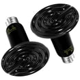 thumbnail image 1 of Emisor de calor cerámico de 100 W, paquete de 2 lámparas de calor para reptiles Simple De, 1 of 6