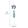 thumbnail image 4 of Carillon Éolien Peint en Verre k ingfisher en Fer Forgé pour Cour et Balcon, 4 of 6