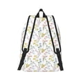 thumbnail image 3 of Daiia Floral Vintage Canvas Backpack for Men and Women ,Hiking Backpack,Travel Laptop Bag for School,Large Capacity Backpack, 3 of 8