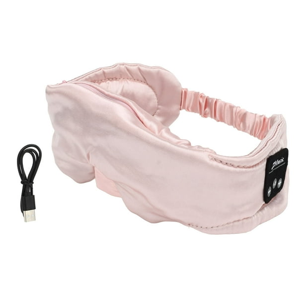 Antifaz para dormir con Bluetooth y auriculares integrados, diseño ultrafino, bloquea la luz, sonido relajante para tener dulces sueños, antifaz inalámbrico para dormir con música en color