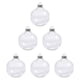 thumbnail image 5 of 6 piezas de bolas navideñas transparentes colgantes de bolas huecas adornos de decoración DIY redondas 6cm, 5 of 7
