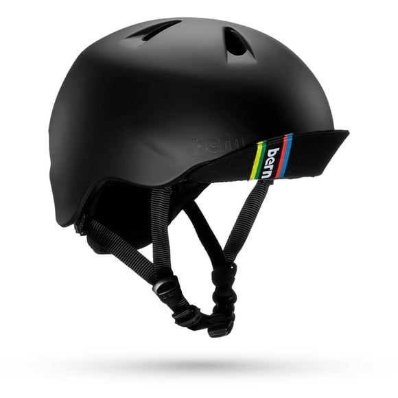 Bern Nino Casque de Vélo pour Jeunes, Noir Mat, S