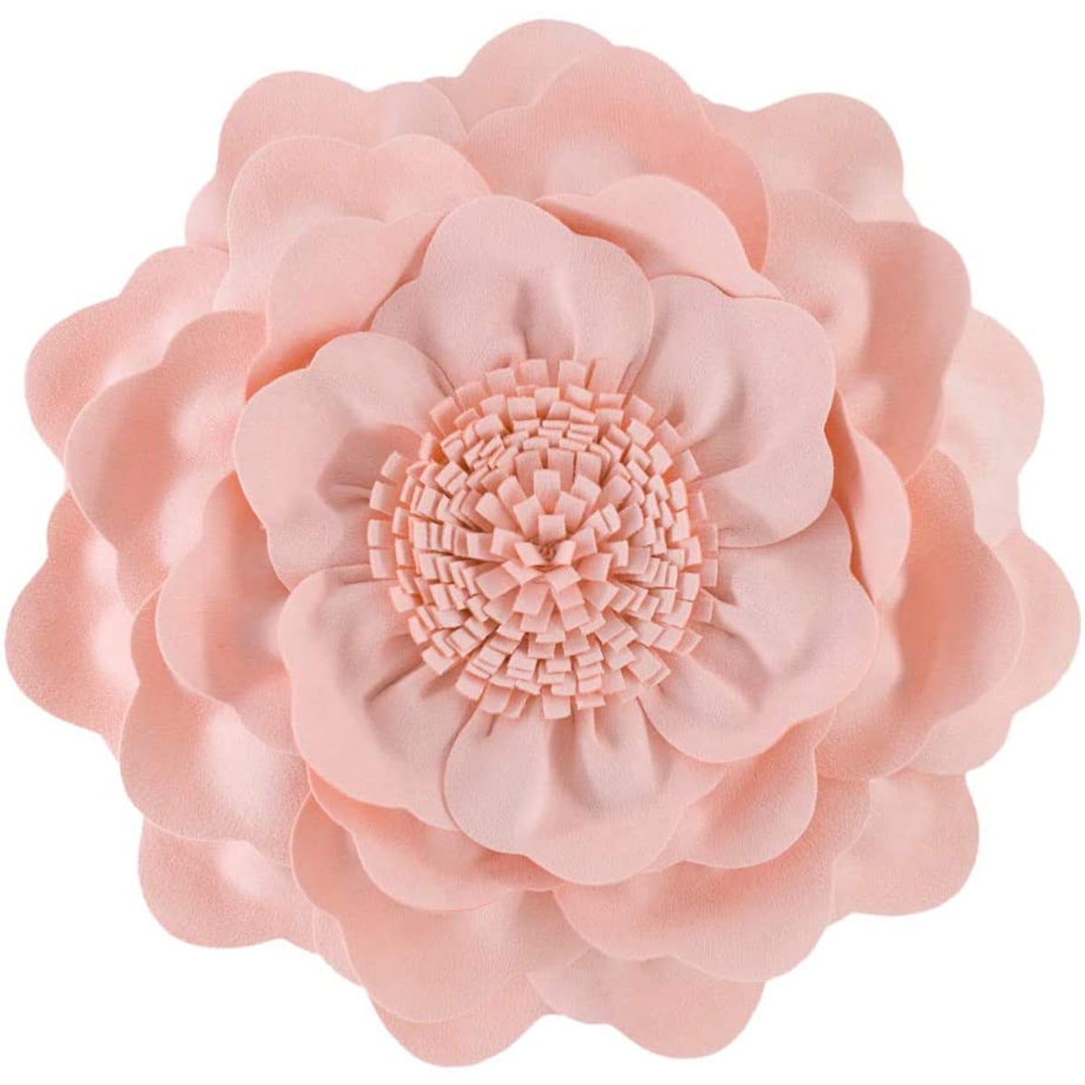 JWH 3D Flower Throw Pillows Round Handmade Pillow Accent Aesthetic Cute