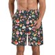 thumbnail image 1 of Balery Autumn Fox Owl Traje de Baño Estilo Hawaiano para Hombre, Shorts de Secado Rápido con Bolsillos-X-Large, 1 of 6