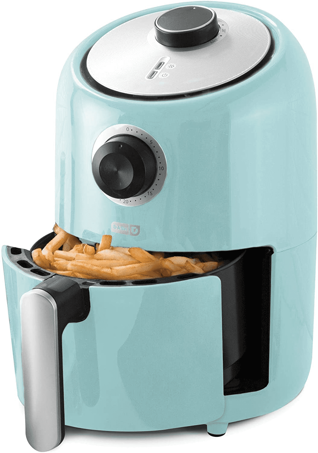 Dash Deluxe Electric Air Fryer + Oven Cooker With Temperature Control, Non  Stick Fry Basket, Recipe Guide + Auto Shut Off Feature, 6 Qt, Aqua