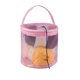 thumbnail image 4 of Bolsa para guardar hilo de lana y ganchillo, con asa de nailon y malla (rosa), 4 of 5