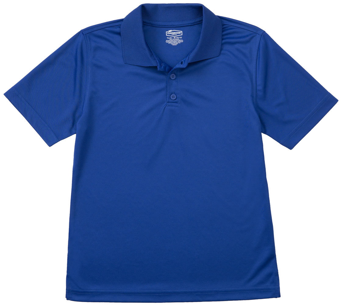 Moisture wicking school uniform shirts Clearance