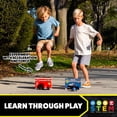 thumbnail image 5 of Stomp Racers Air Powered Race Cars by Stomp Rocket, Rescue Racers Pack - Dueling Stomp Racers Toy Car Launcher - Fun Backyard & Outdoor Multi-Player Kids Toys Gifts for Boys, Girls & Toddlers, 5 of 5