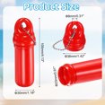 thumbnail image 2 of Floating Keychain, Float Key Ring Holder with Waterproof Container, Float Key Pendant for Boating, Fishing, Water Sports, Red, 2 of 6
