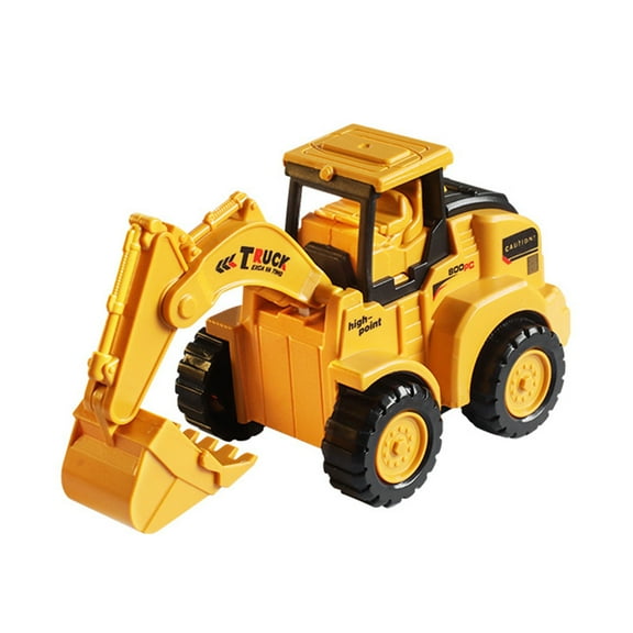 RC Excavator and Dump Truck Toy Set,2.4Ghz Metal Remote Control Construction Vehicle with Light&Sound, Best Christmas Toy for Boys 3-5 4-7 8-12Year Old Kid