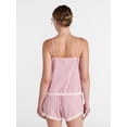 thumbnail image 4 of Joyspun Women's Sleep Cami Short Set with Lace, Sizes XS -3X, 4 of 5