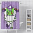 thumbnail image 3 of Cortina de ducha de dibujos animados Disney Big Hero 6, tela de poliéster impermeable, pintura colorida, cortinas de baño, decoración del baño del hogar, 3 of 5